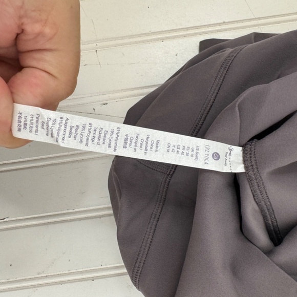 NWT CRZ Yoga Workout Capris US Small Tornado Grey - Picture 5 of 6